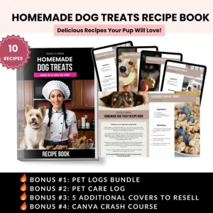 Homemade Dog Treats Recipe Book – MRR & PLR Editable eBook