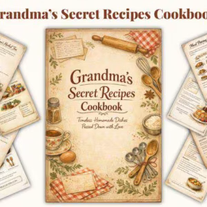 Grandma’s Secret Cookbook Recipes eBook – Traditional Homemade Collection