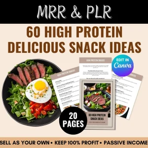 60 High Protein Snack Ideas – Healthy & Easy Recipe eBook