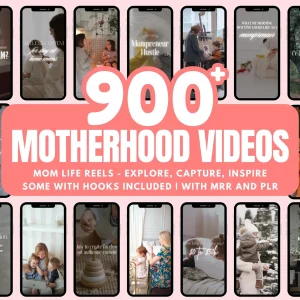 900 Motherhood Reels Templates – Instagram Story & Content Pack
