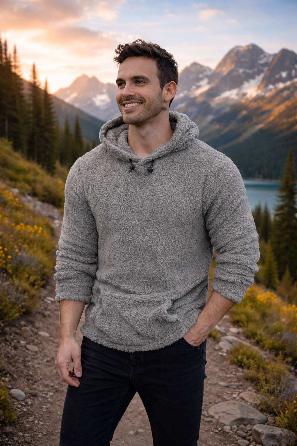 Men's Sewing Patterns Bundle: Vest, Trousers, Hoodie, Overcoat (Digital Download) - Image 8