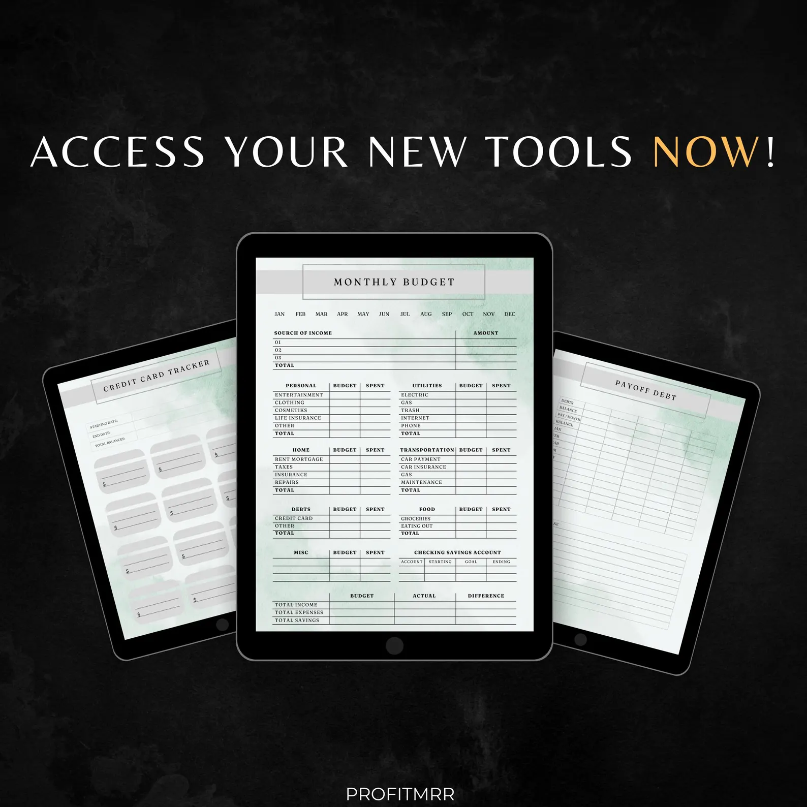 Premium Credit Tracker Digital Template, Financial Management Spreadsheet, Credit Repair & Score Monitor, Automated Debt Tracker - Image 9