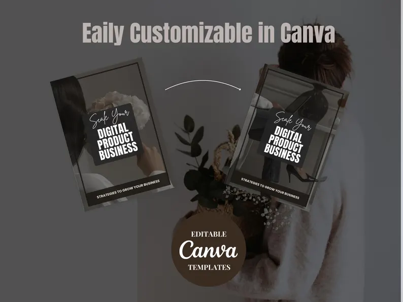 Scale Your Digital Product Business E-book, 21-Page Strategy Guide, MRR & PLR PDF Template, Editable Canva Business Growth Manual - Image 5