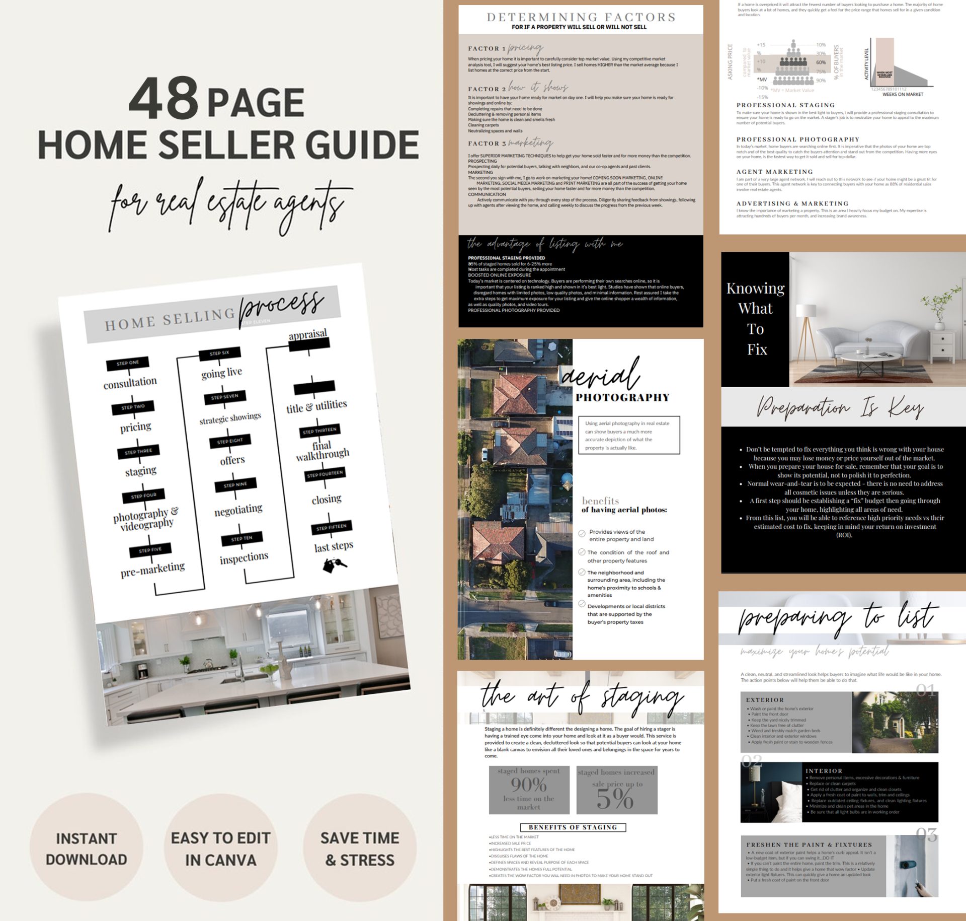 Real Estate Canva Template Bundle: Marketing & Social Media (Digital Download) - Image 3