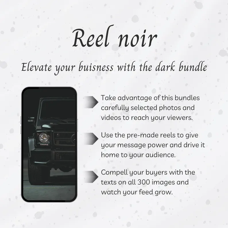 300 Dark Faceless Reels Canva Bundle, Luxury Aesthetic Instagram Content, PLR & MRR Social Media Marketing, Dark Mode Video Templates - Image 2