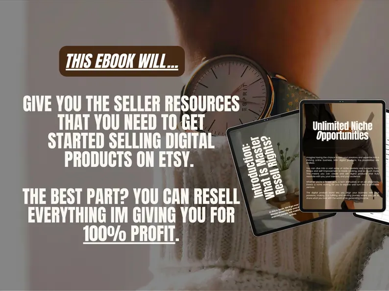 Starting a Print on Demand Business: The Ultimate 129-Page Guide, Earning Passive Income on Auto-Pilot, PLR & MRR Canva Template, Professional E-commerce Roadmap - Image 2