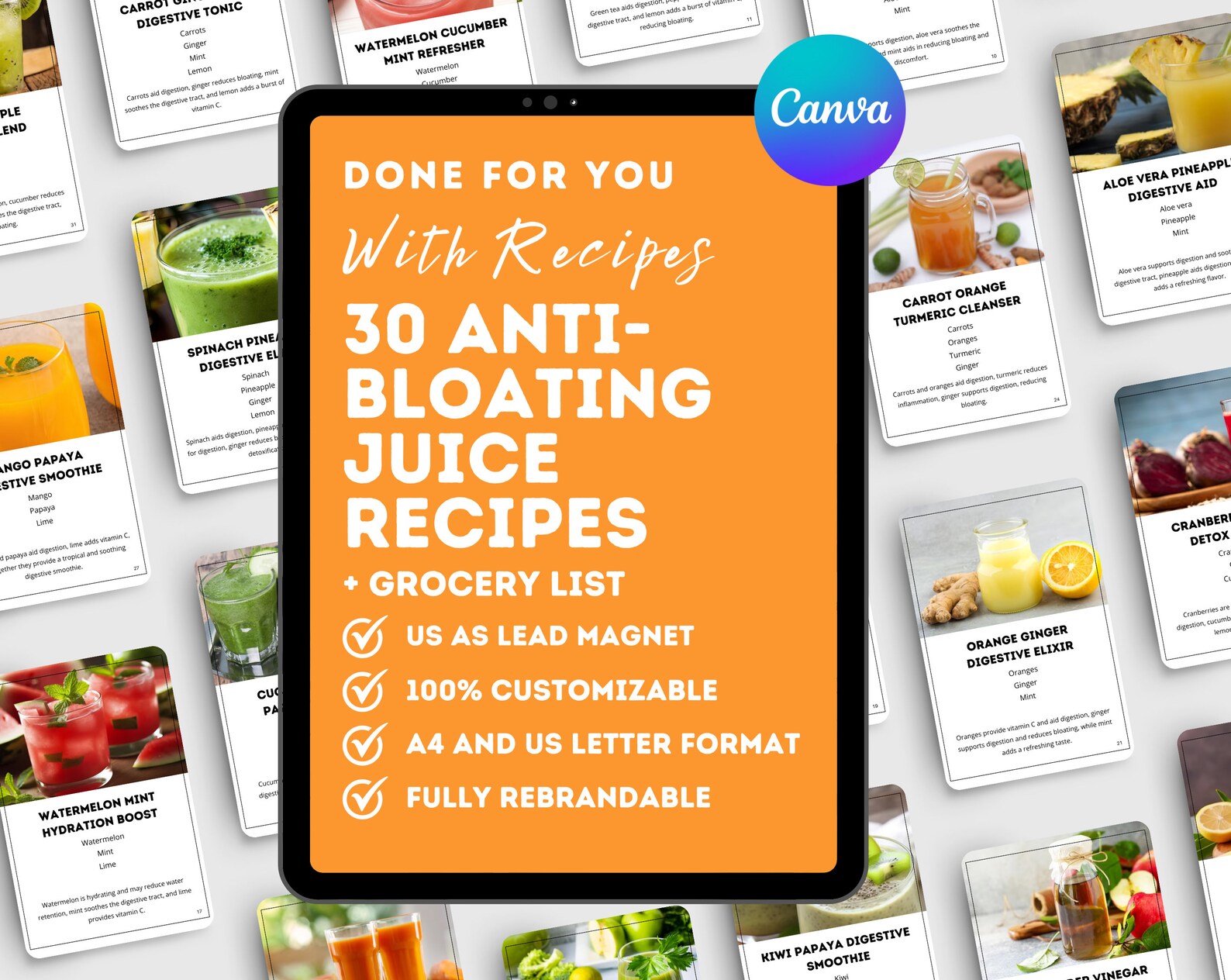 Anti-Bloating Juice Recipes eBook – Natural Detox Drinks Guide - Image 2