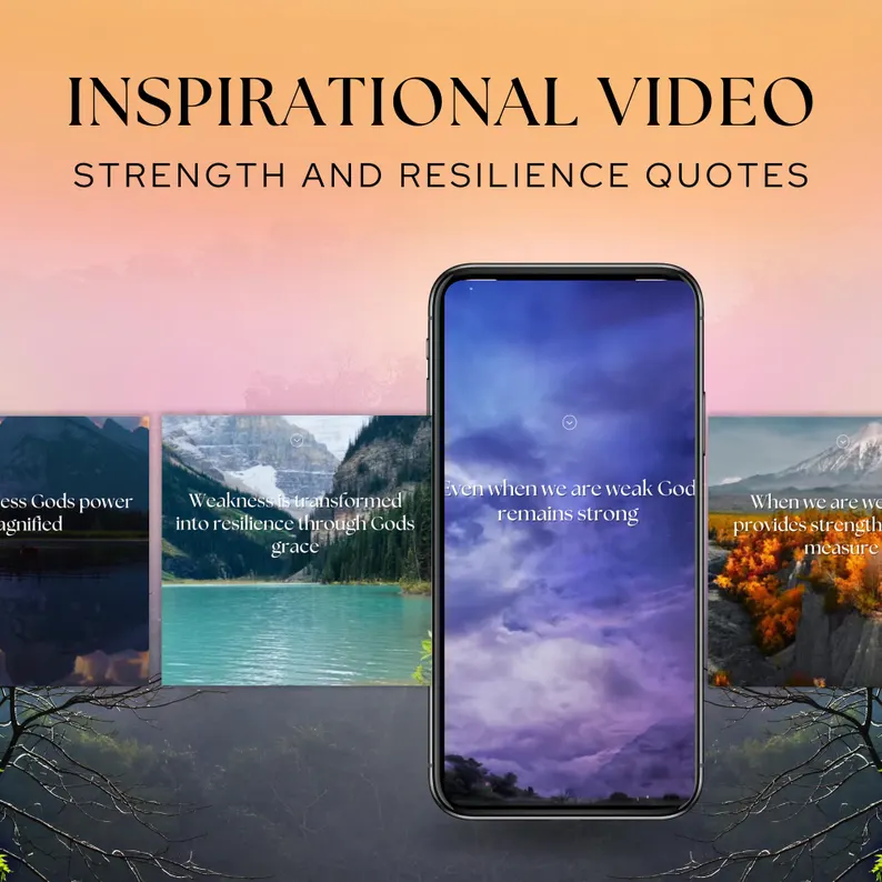 Motivational Faith-Based Reels – Instagram Quotes Canva Template (MRR PLR Pack) - Image 7