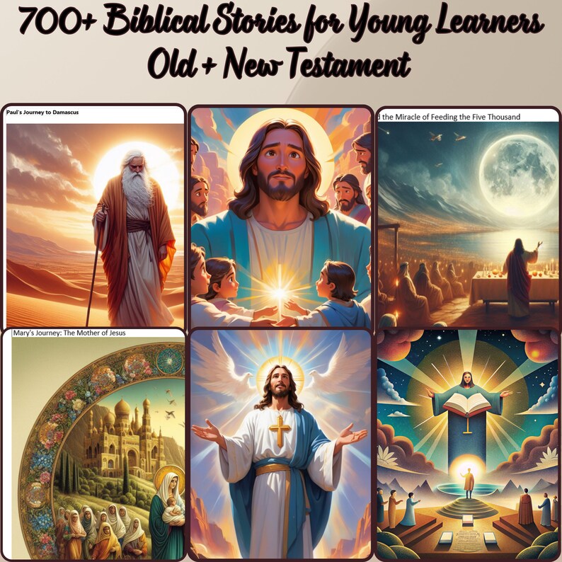 5000+ Biblical Resources Mega Bundle, PLR & MRR Christian Digital Assets, Bible Story Coloring Pages, Sunday School Activities Canva - Image 2
