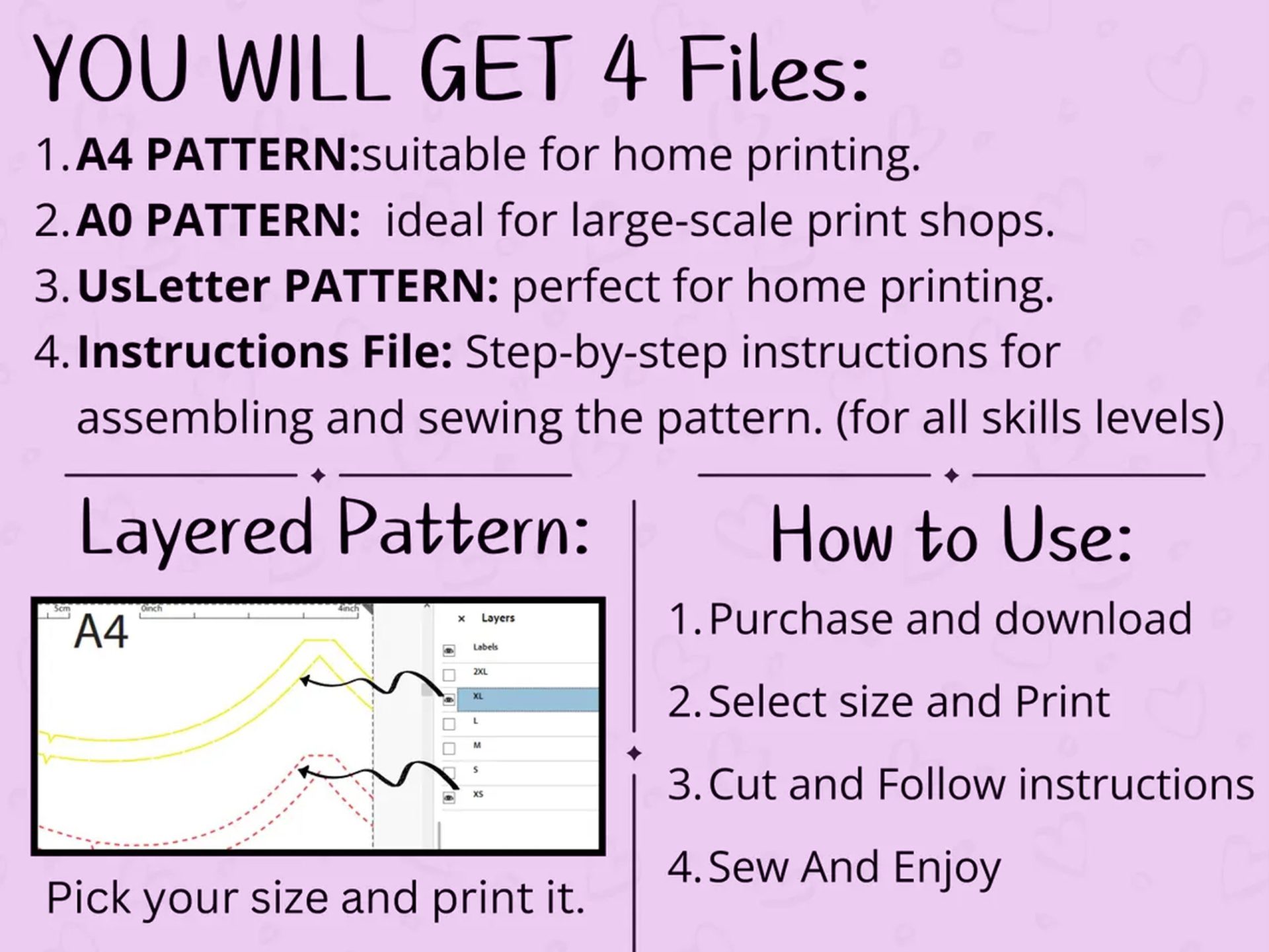 Top + Shorts Pyjama Set Sewing Pattern | Sleepwear Women's Elastic Wide Leg Shorts & Square Neck - Image 3