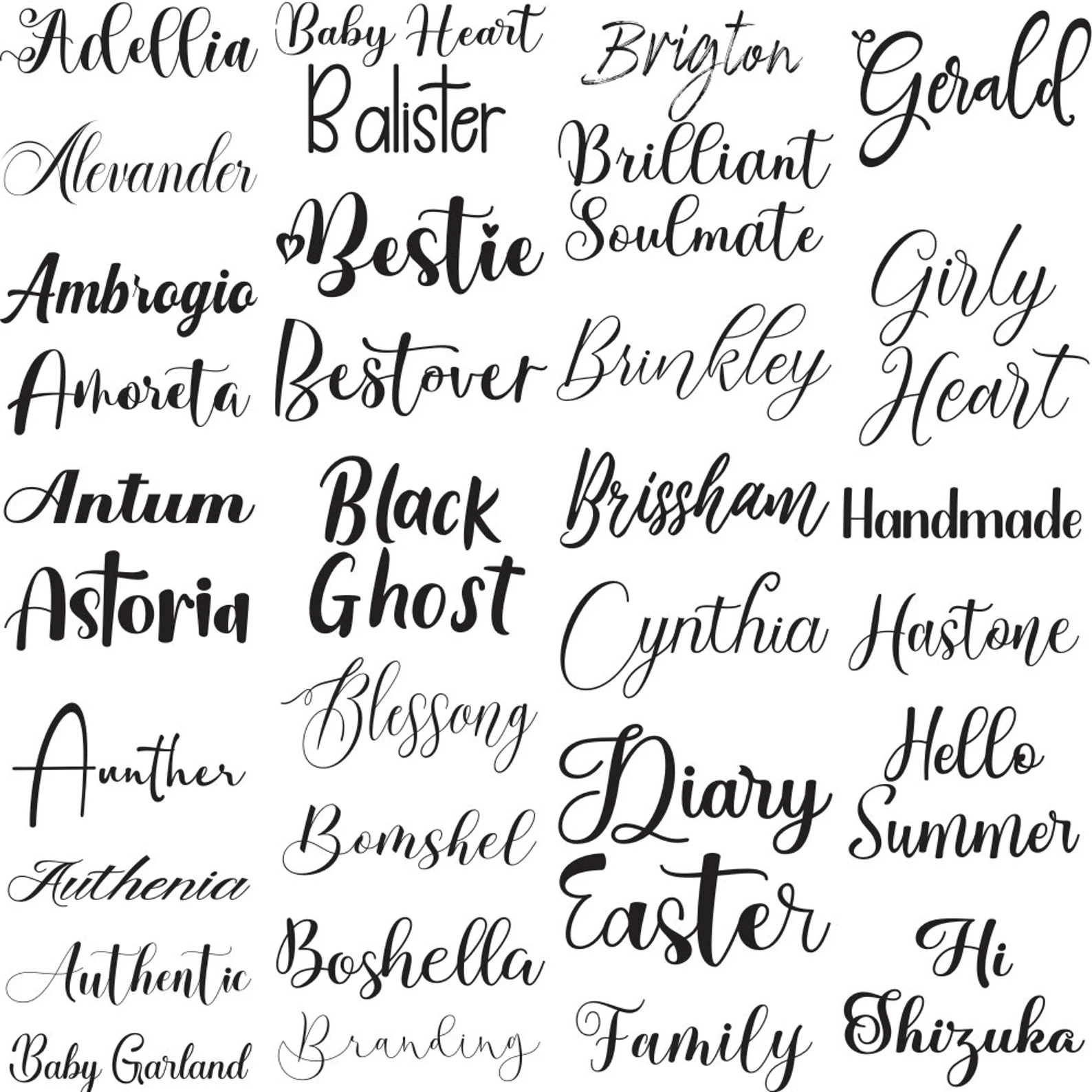 700 Fonts Bundle – Ultimate Typography Collection - Image 9