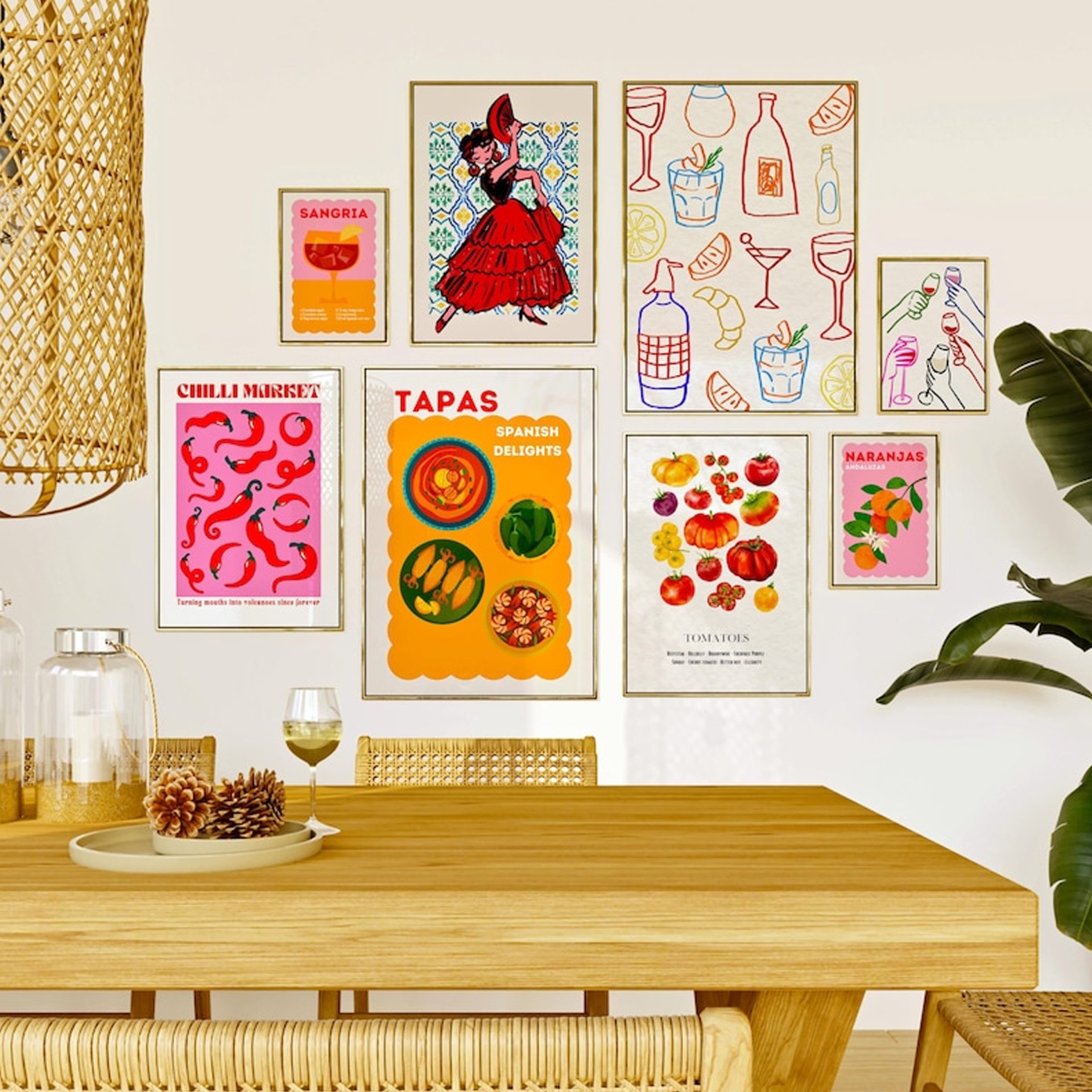Set of 2000+ Kitchen Prints Bundle, Colorful Food & Drink Wall Art, HQ Digital Prints, PLR/MRR Aesthetic Dining Decor - Image 3