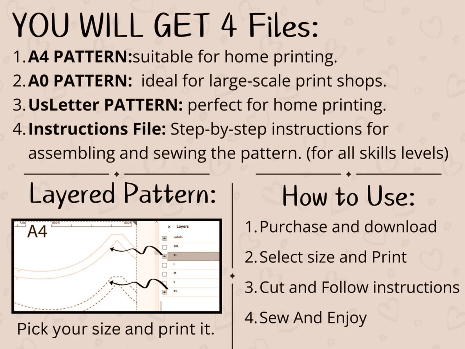 Men Vest Pattern PDF, Classic Waistcoat Suit, Beginner-Friendly Digital Download, XS–XXXL - Image 5