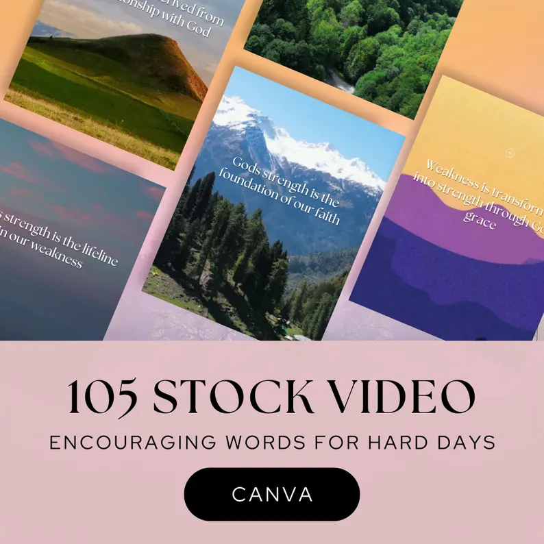 Motivational Faith-Based Reels – Instagram Quotes Canva Template (MRR PLR Pack) - Image 3