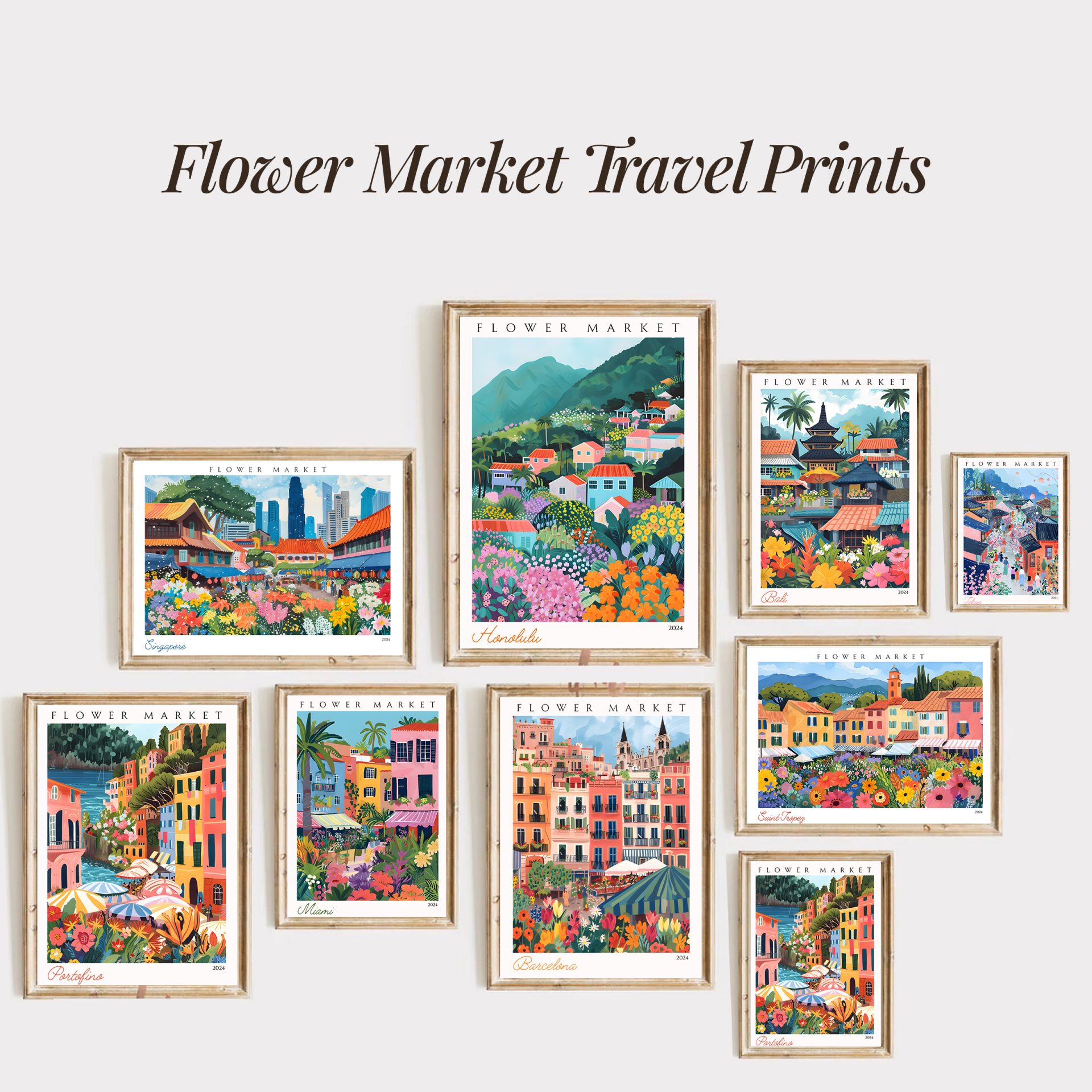 1450+ Mega Travel Wall Art Collection, Unique Travel Prints in 7 Different Art Styles, Aesthetic Gallery Wall Set PDF - Image 5