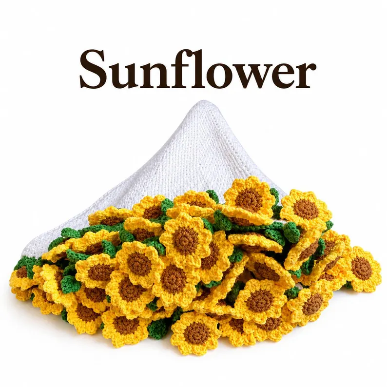 Crochet Flower Blanket Patterns Bundle, 6 in 1 Crochet Designs (PDF) - Image 6