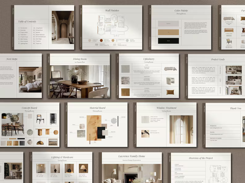 Interior Design Business Templates: Proposal, Presentation, FF&E Canva Templates - Image 7