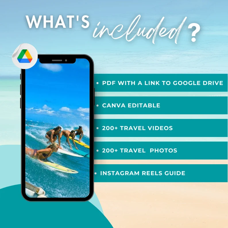 400 Travel Reels Bundle – MRR PLR Canva Pack - Image 3