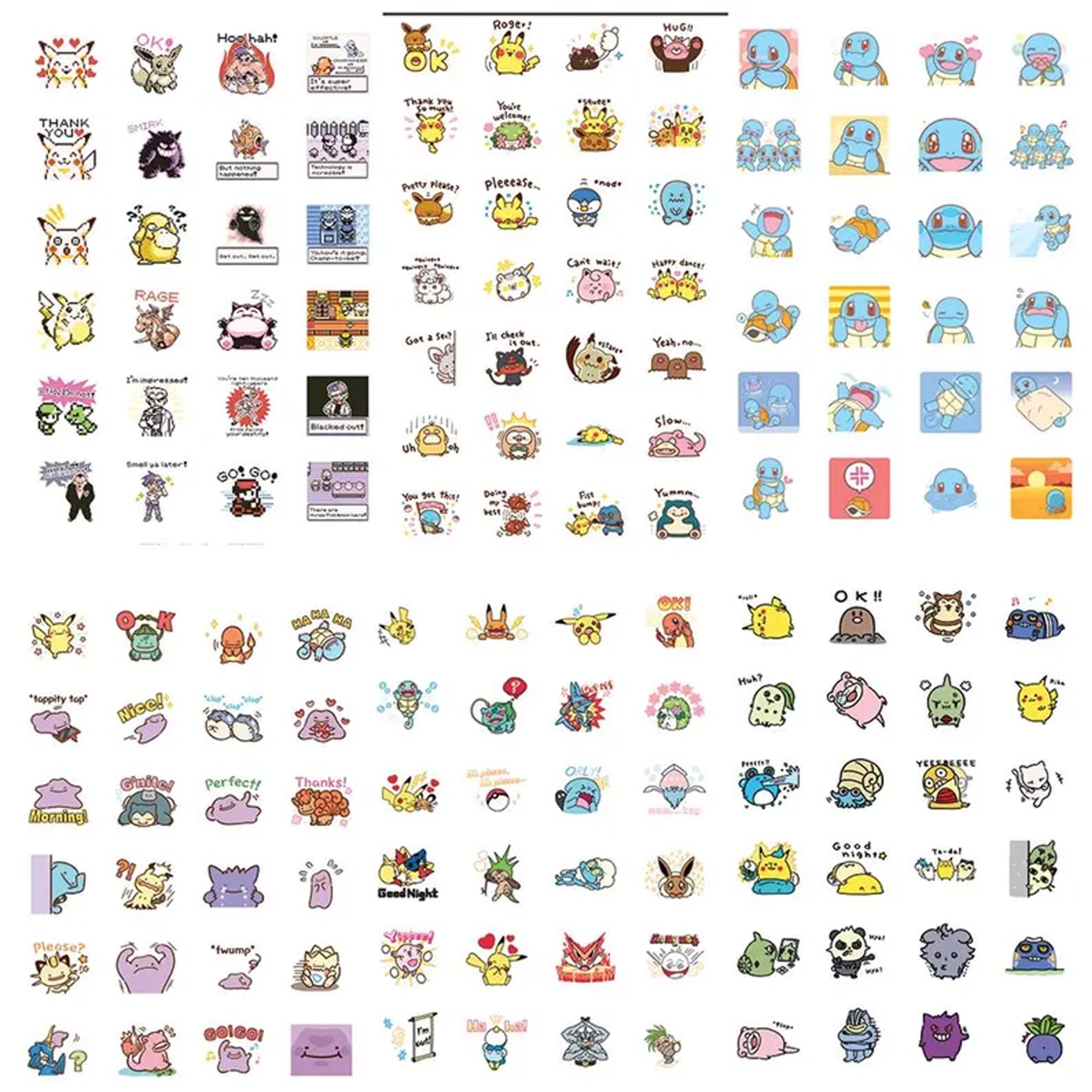 636+ Bonus Pokémon Sticker Design Bundle | Printable PNG & Cricut Ready Collection - Image 6