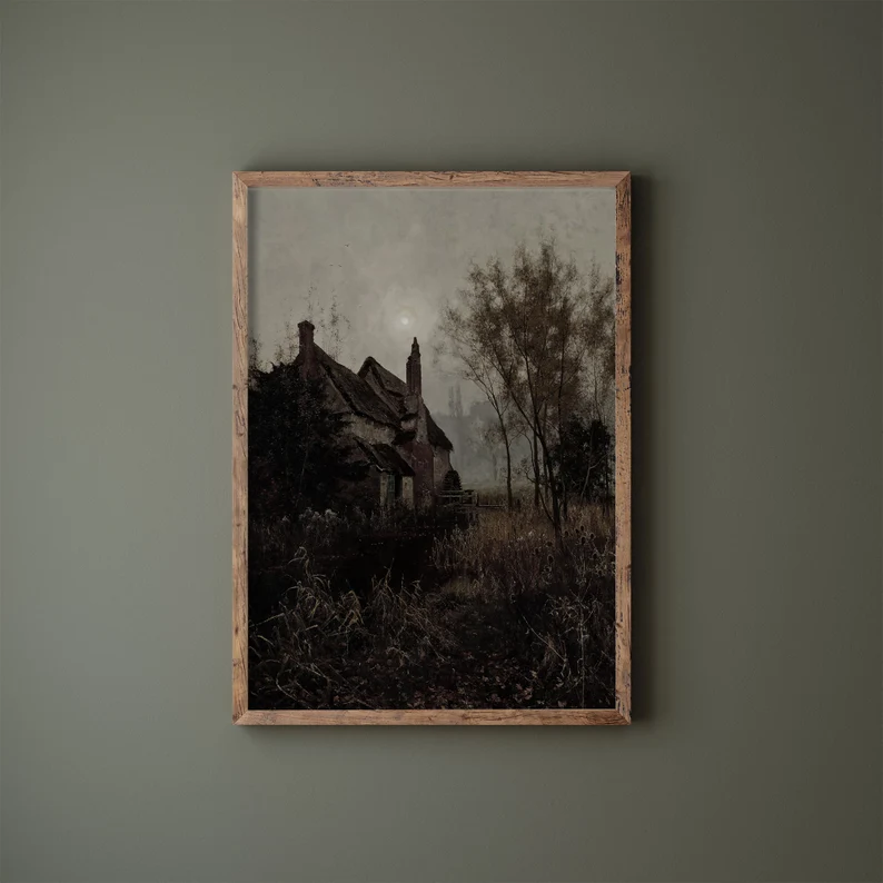 Set of 2000+ Dark Wall Prints Bundle, Moody Vintage Gallery Wall, HQ Digital Art, PLR/MRR Gothic Home Decor - Image 6