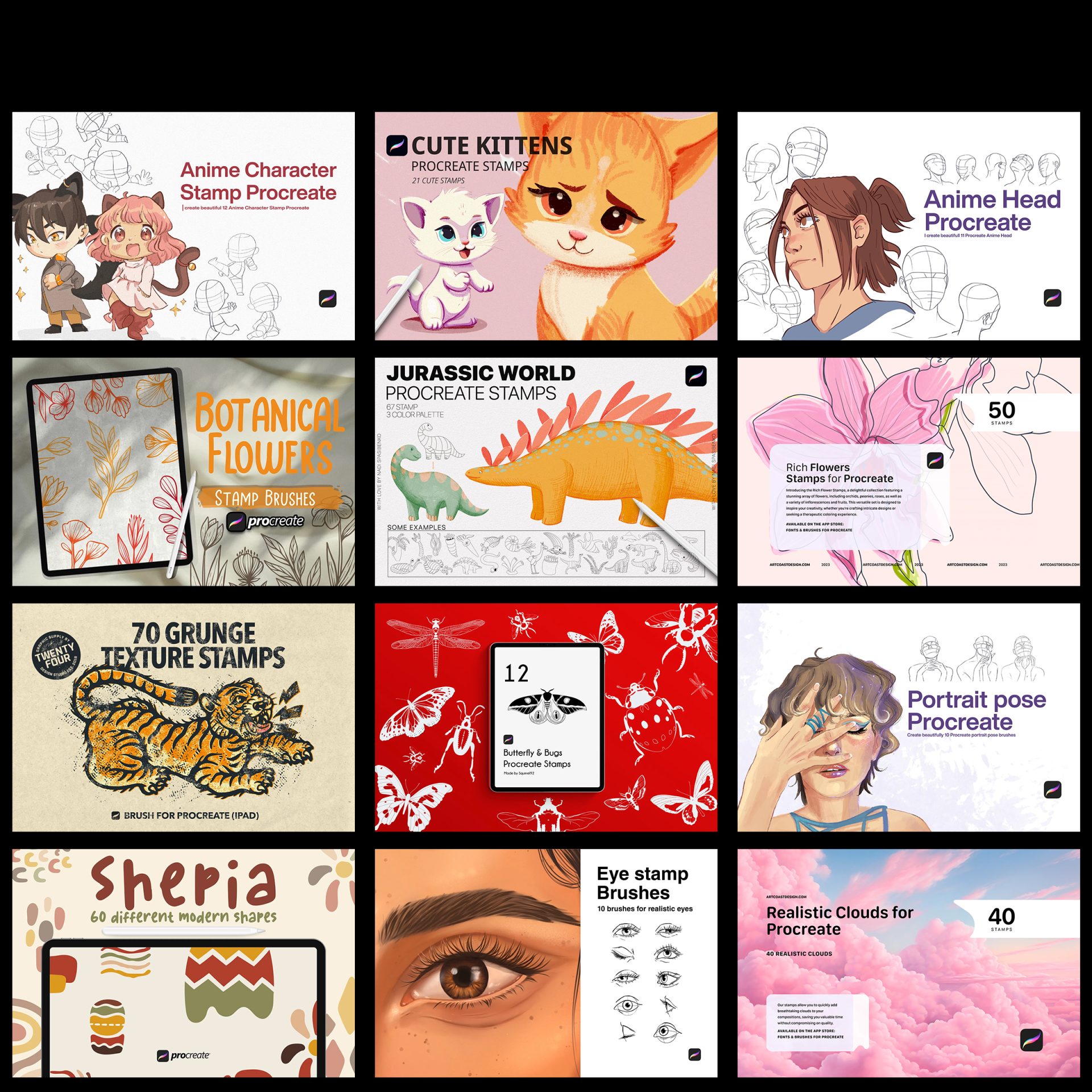 Procreate Brushes Bundle – Digital Art Collection - Image 7