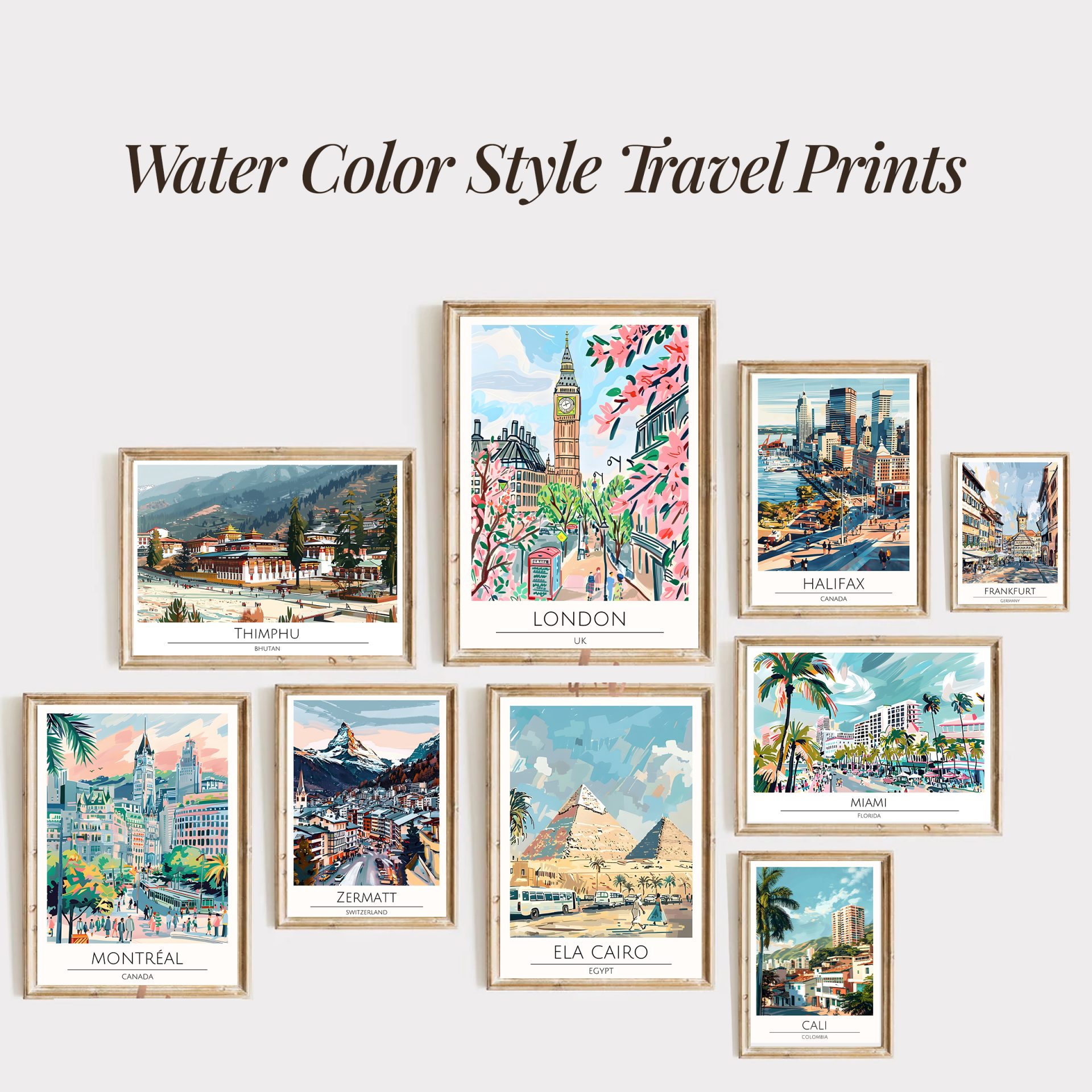 1450+ Mega Travel Wall Art Collection, Unique Travel Prints in 7 Different Art Styles, Aesthetic Gallery Wall Set PDF - Image 6