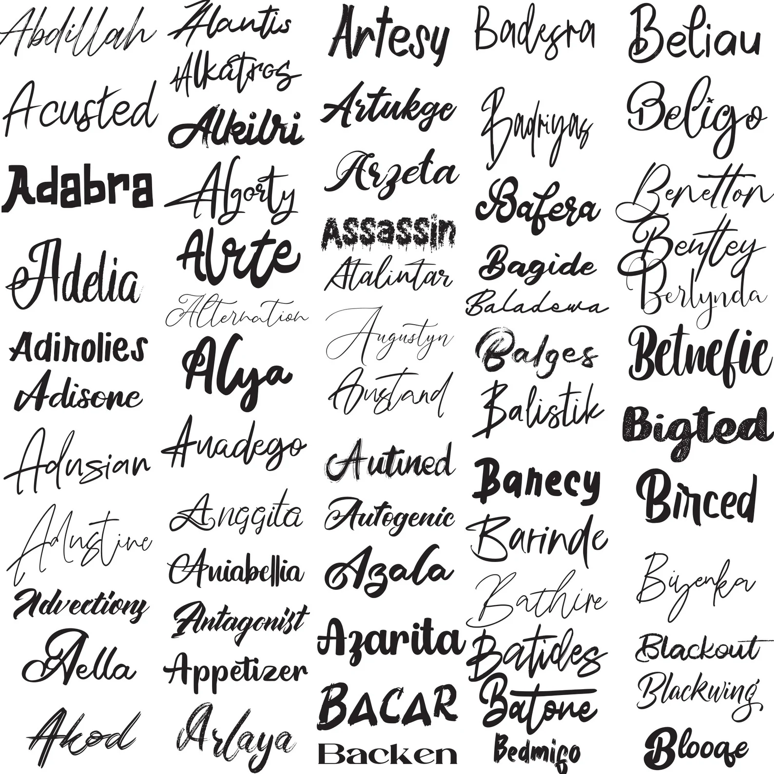 700 Fonts Bundle – Ultimate Typography Collection - Image 4