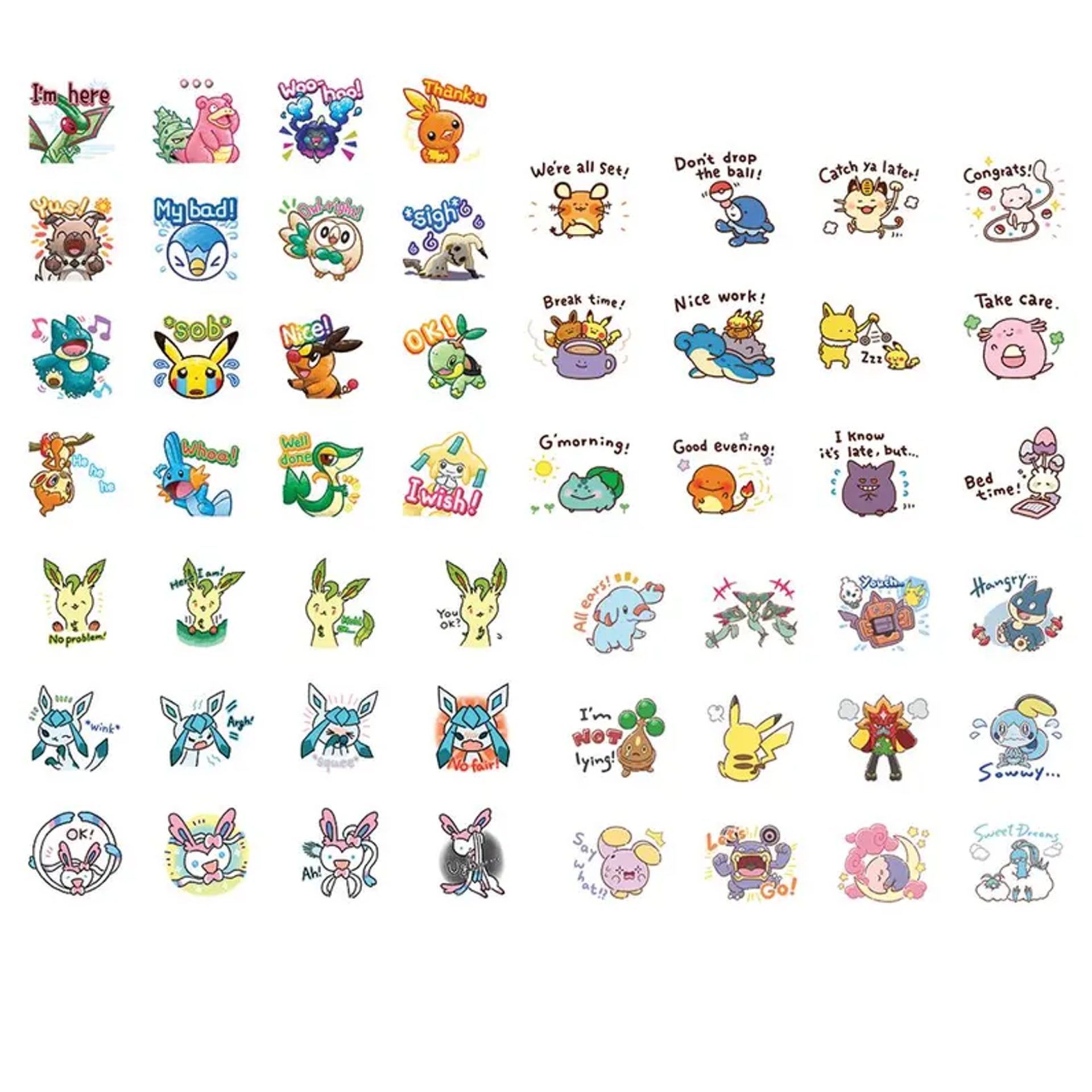 636+ Bonus Pokémon Sticker Design Bundle | Printable PNG & Cricut Ready Collection - Image 7