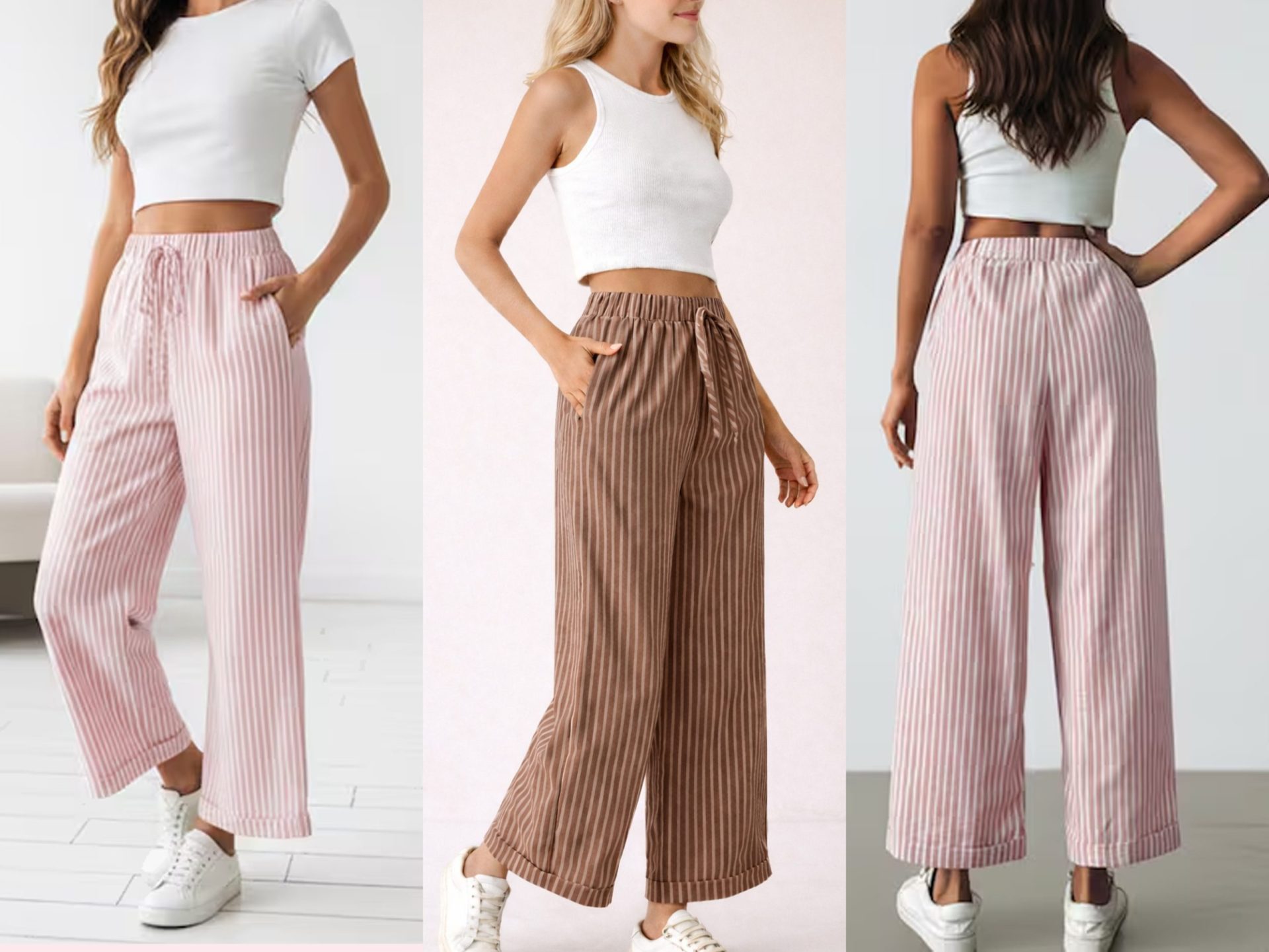 Old Money Wide Leg Pants Sewing Pattern, High Waist Pleated Trousers (PDF Download) - Image 6