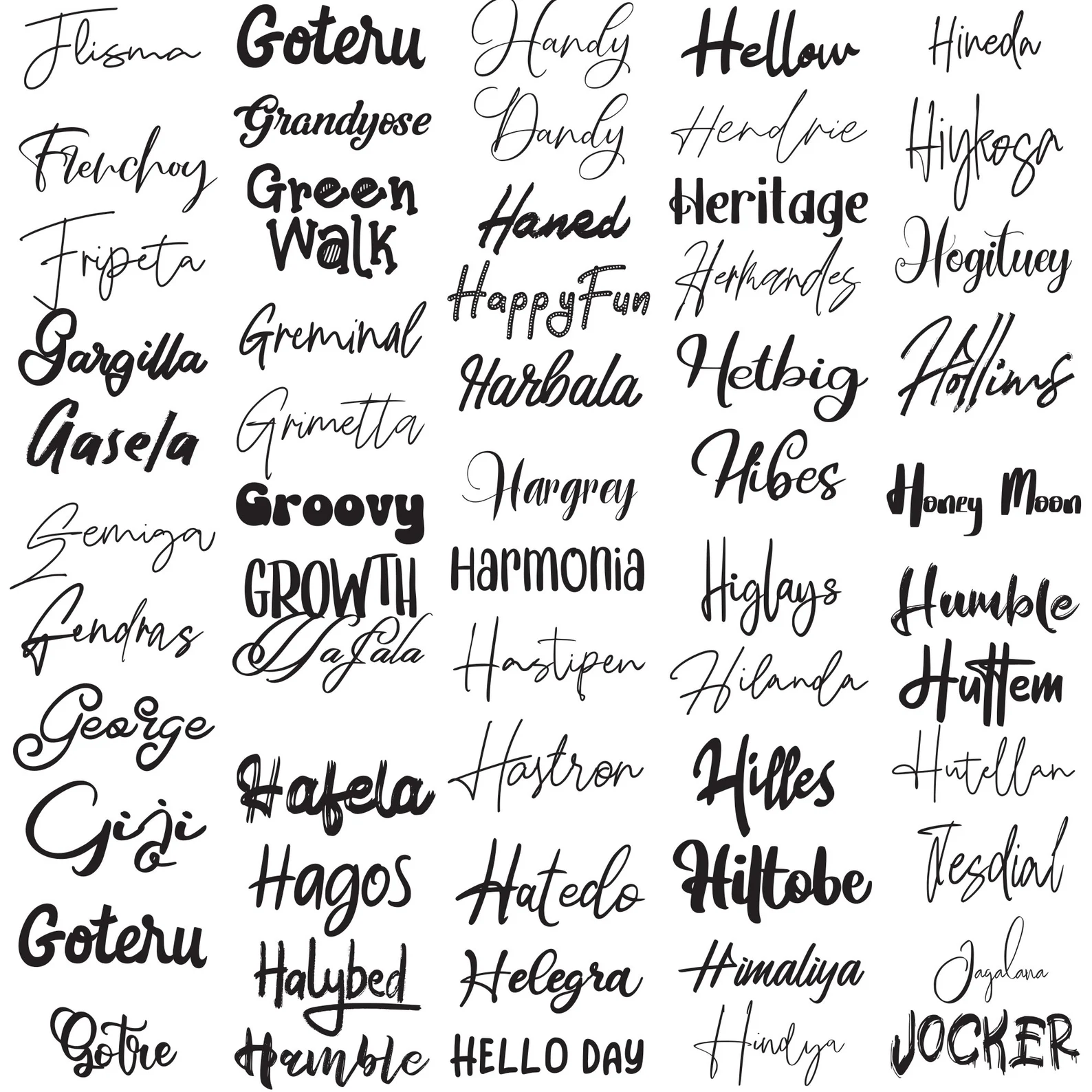 700 Fonts Bundle – Ultimate Typography Collection - Image 5