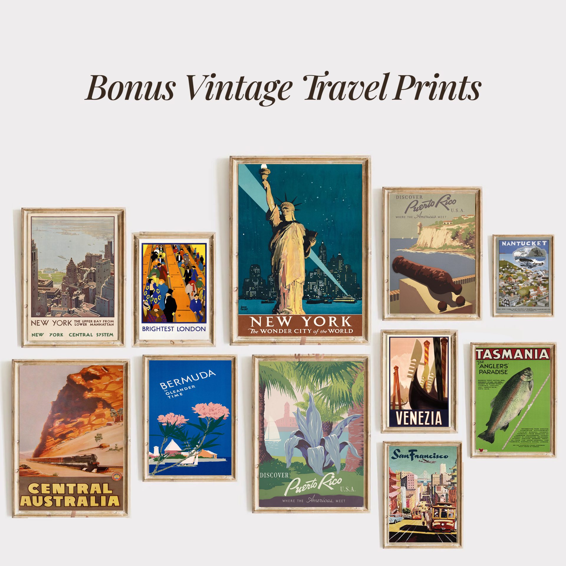 1450+ Mega Travel Wall Art Collection, Unique Travel Prints in 7 Different Art Styles, Aesthetic Gallery Wall Set PDF - Image 8