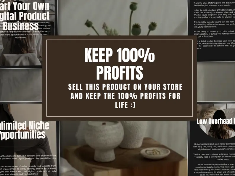 Scale Your Digital Product Business E-book, 21-Page Strategy Guide, MRR & PLR PDF Template, Editable Canva Business Growth Manual - Image 6
