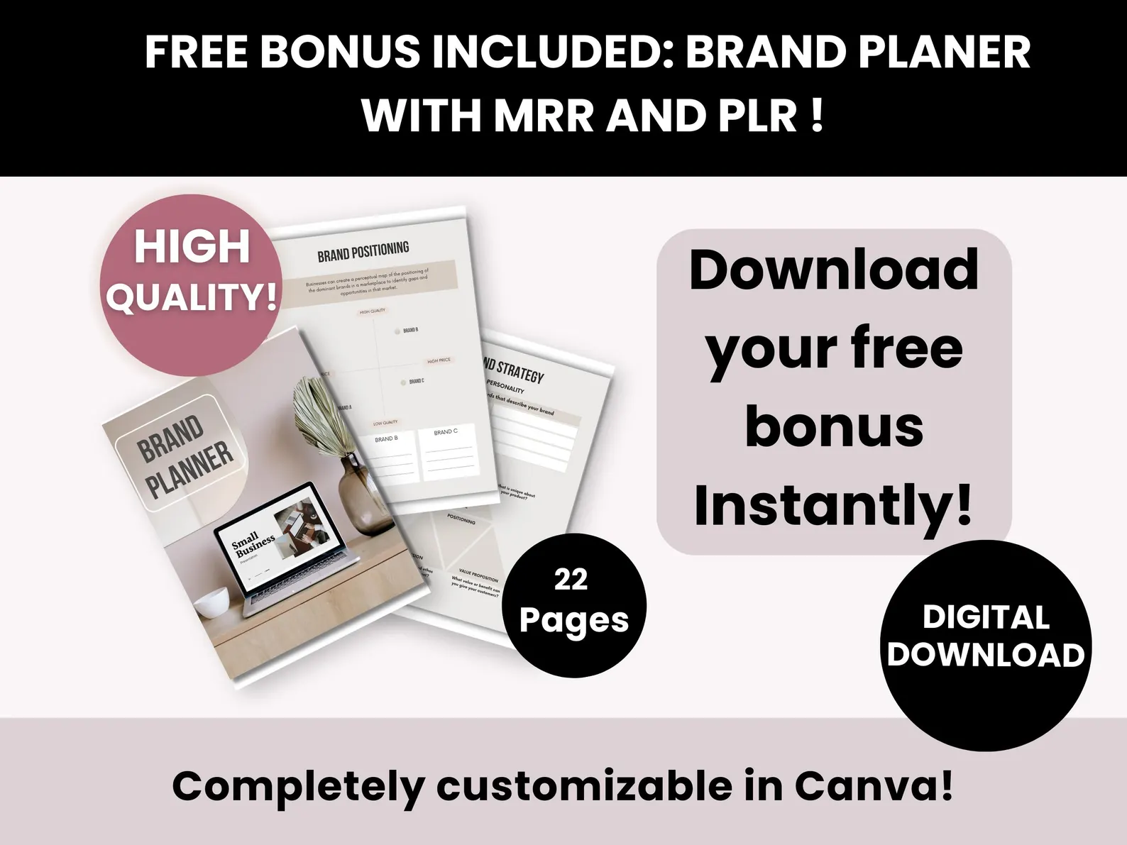 The Entrepreneur's Guide to Financial Freedom, 41-Page Wealth Building Roadmap, PLR & MRR 2025 Edition, Editable Canva Business Template - Image 7