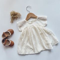 Flutter Sleeve Dress Sewing Pattern: Girl Sizes 0 mo - 6 yrs (Digital Download) - Image 3
