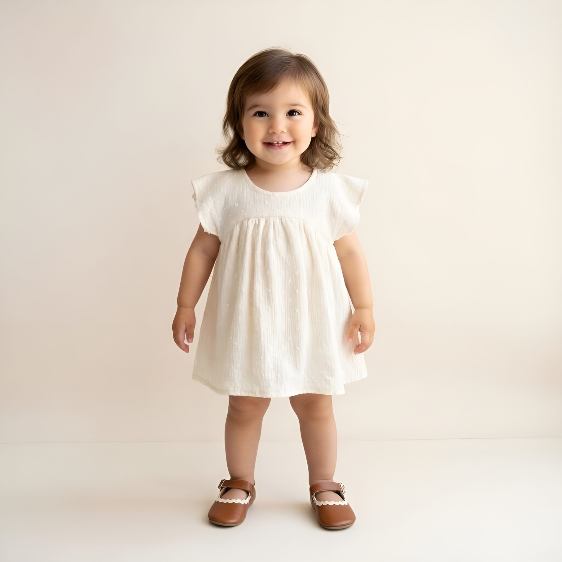 Flutter Sleeve Dress Sewing Pattern: Girl Sizes 0 mo - 6 yrs (Digital Download) - Image 4