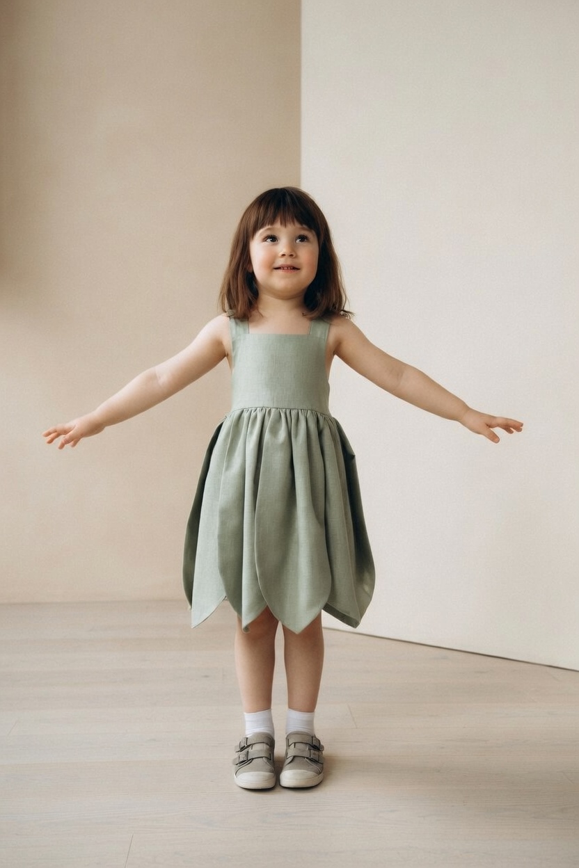Tinkerbell Style Dress Sewing Pattern: Girl Sizes 8mo - 10 yrs (Digital Download) - Image 4