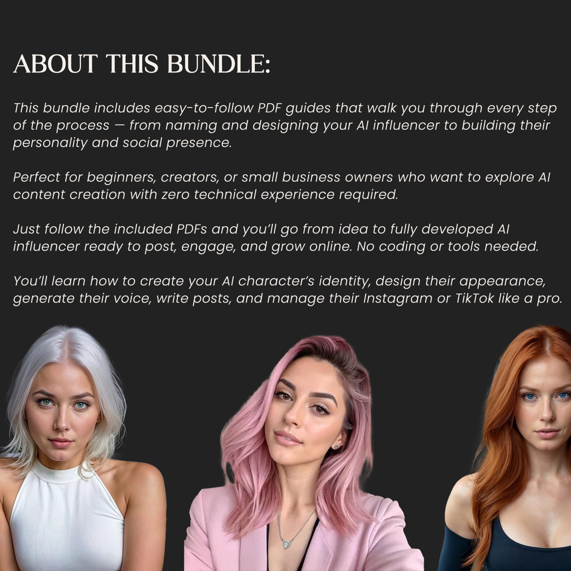 AI Influencer Guide: DIY Design, Branding & Monetization (PDF Download) - Image 6