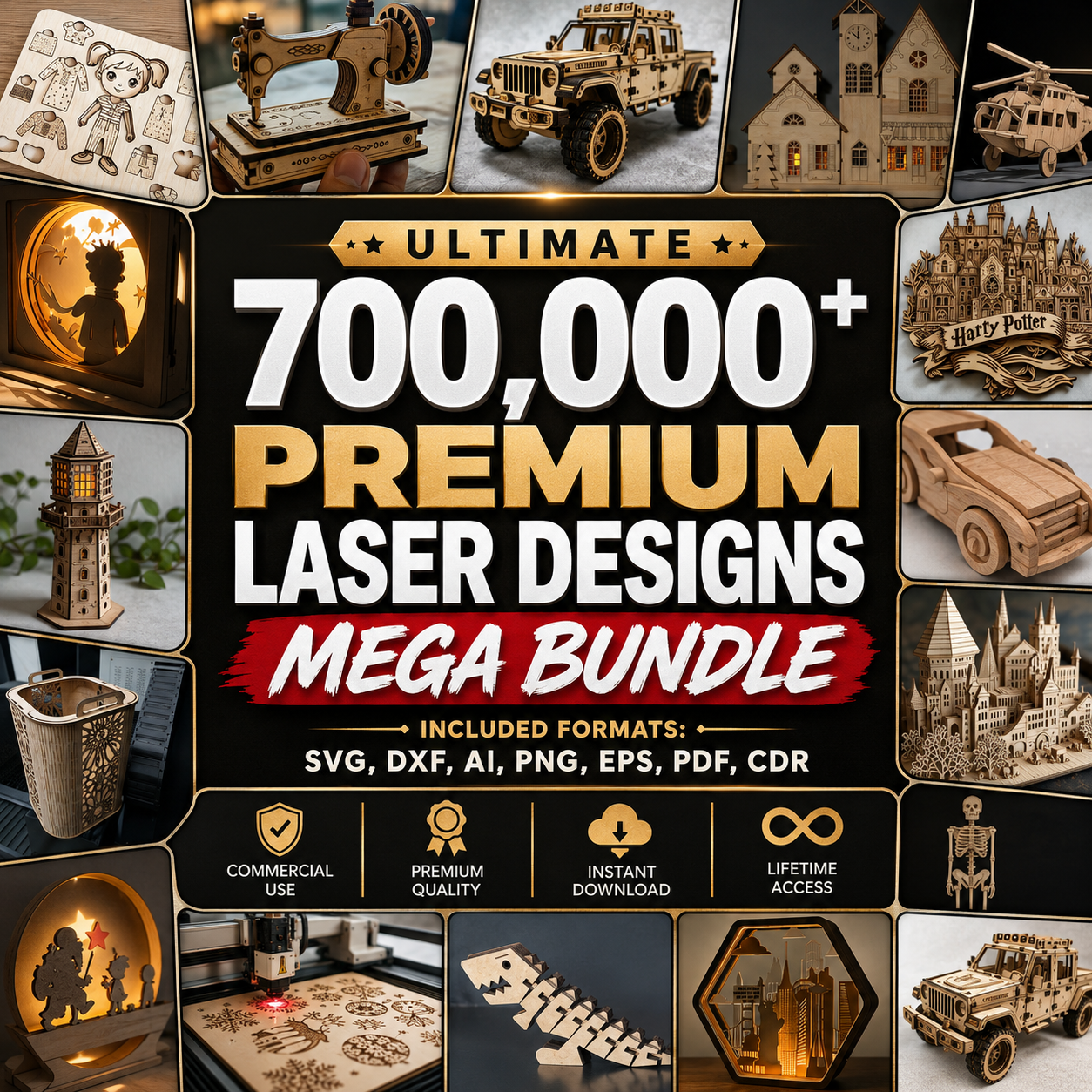 Laser Cut Files Mega Bundle