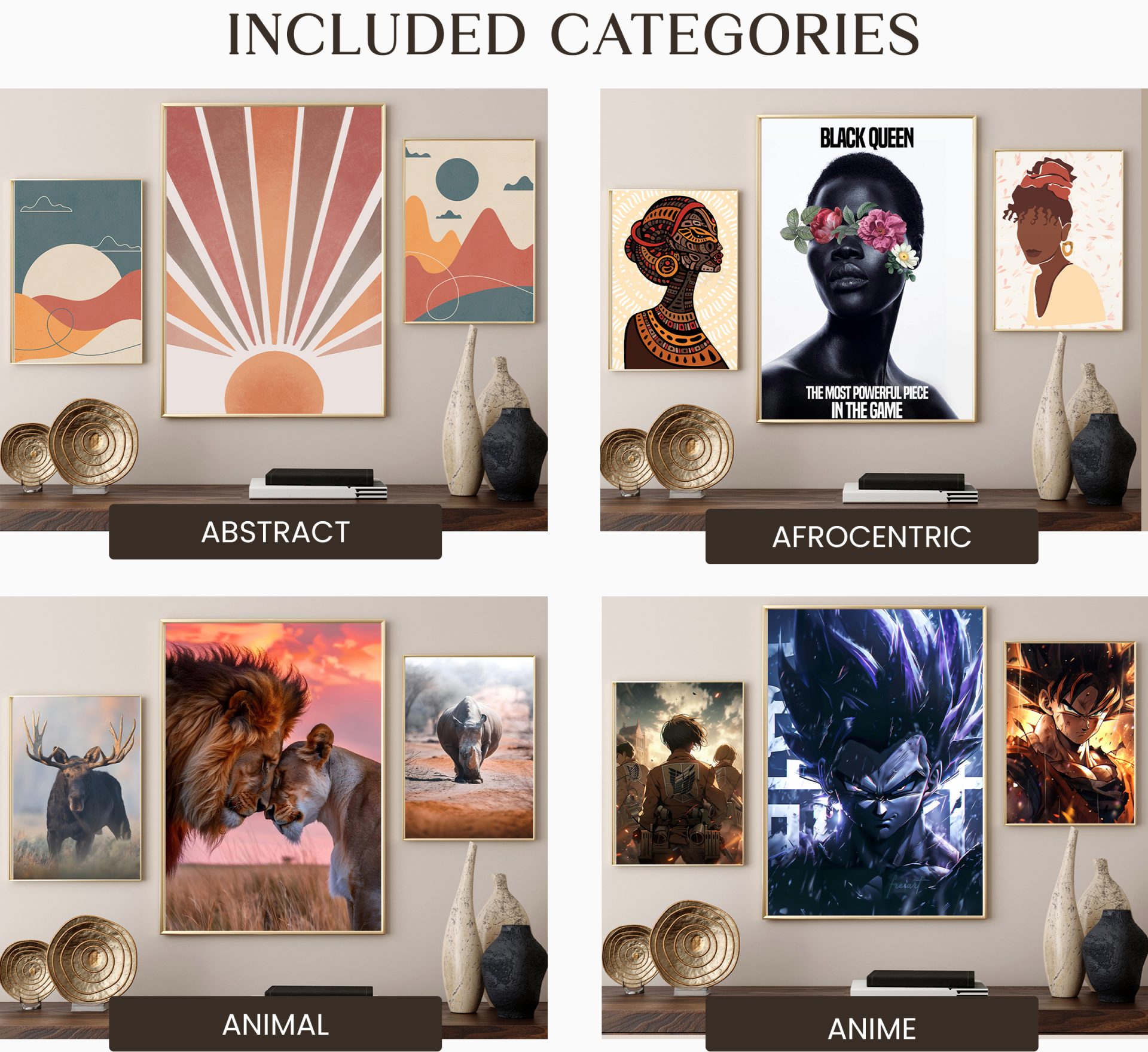 2,000+ Mega Wall Art Bundle, Unique Art Prints, 50+ Different Categories, Aesthetic Gallery Wall Set PDF - Image 2