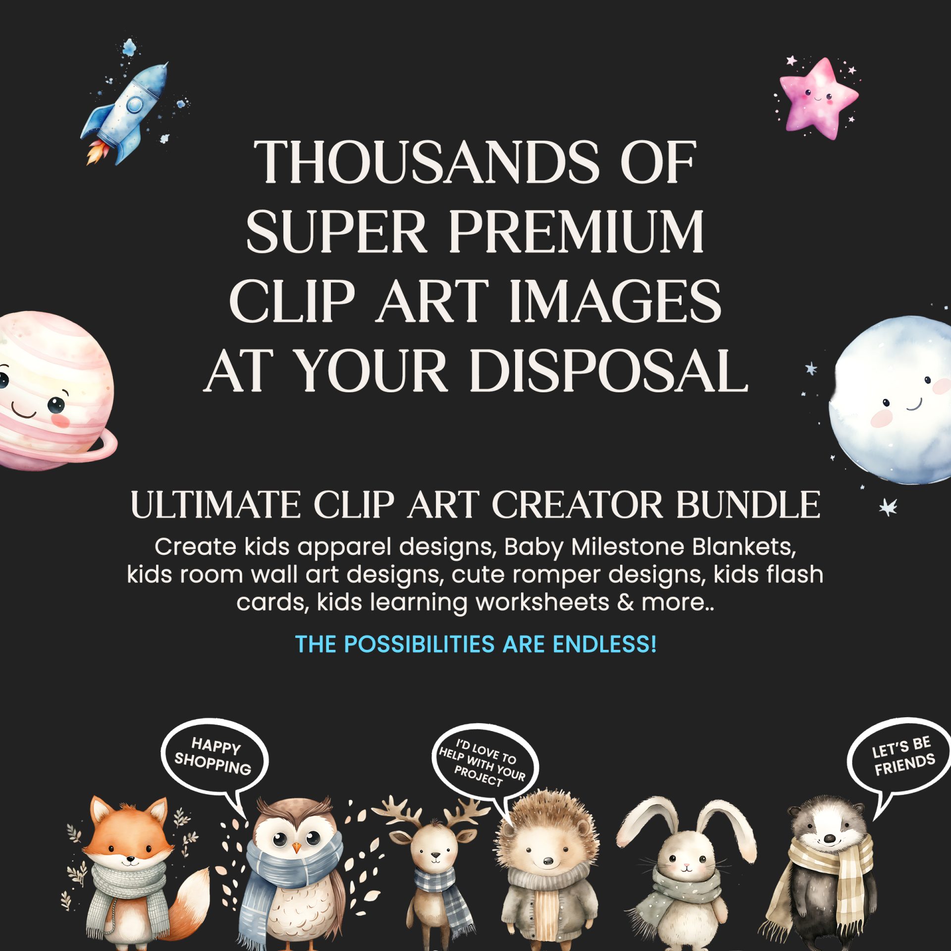 15000+ Mega Clip Art Whole Shop Bundle | Ultimate Commercial Graphics Collection for Cricut - Image 4
