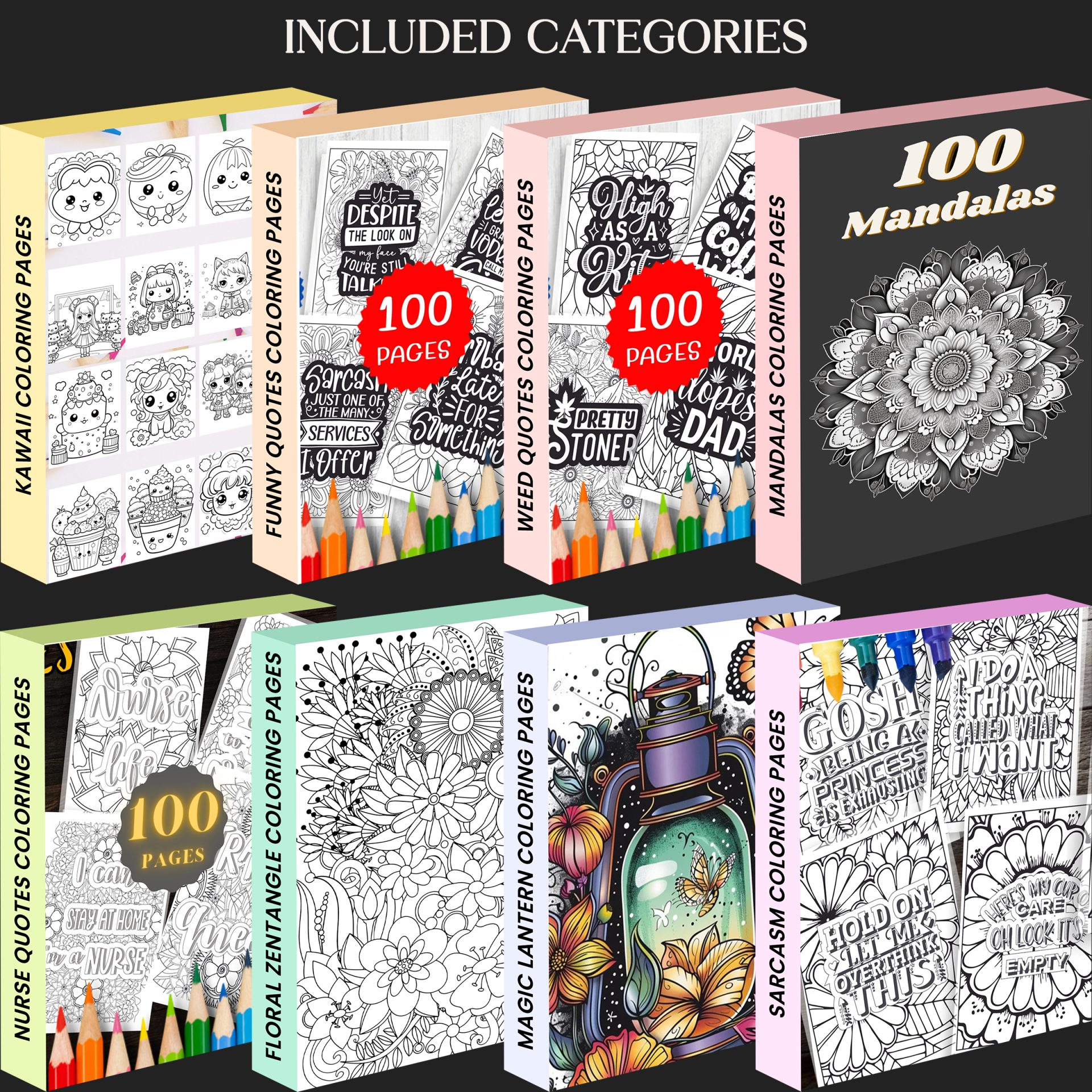 Ultimate Adult Coloring Pages Whole Shop Pass (Digital Download) - Image 5