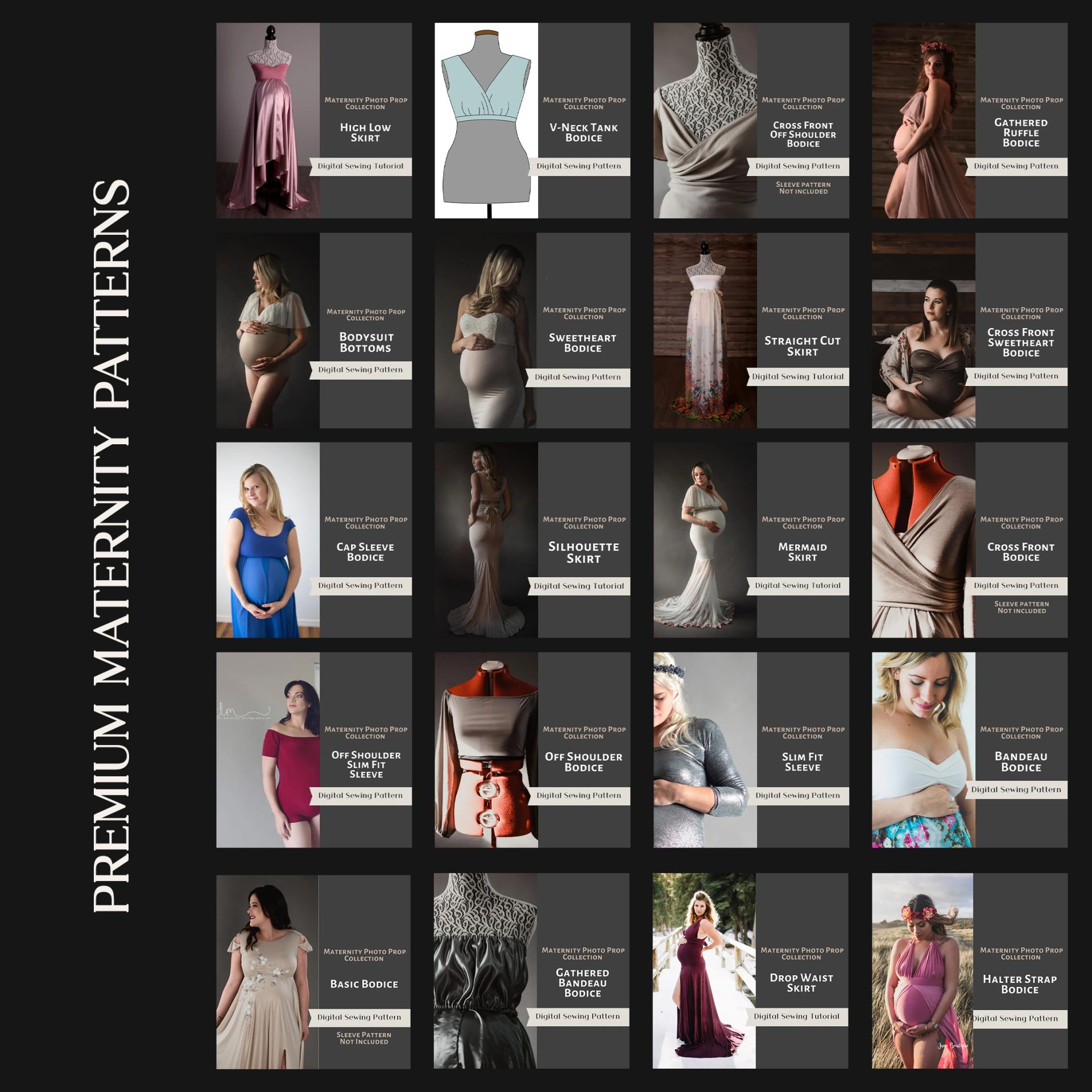 200+ Sewing Patterns Mega Bundle, Ultimate PDF Collection for Adult, Maternity, Kids & Pets, Easy Swimwear & Doll Pattern DIY - Image 6