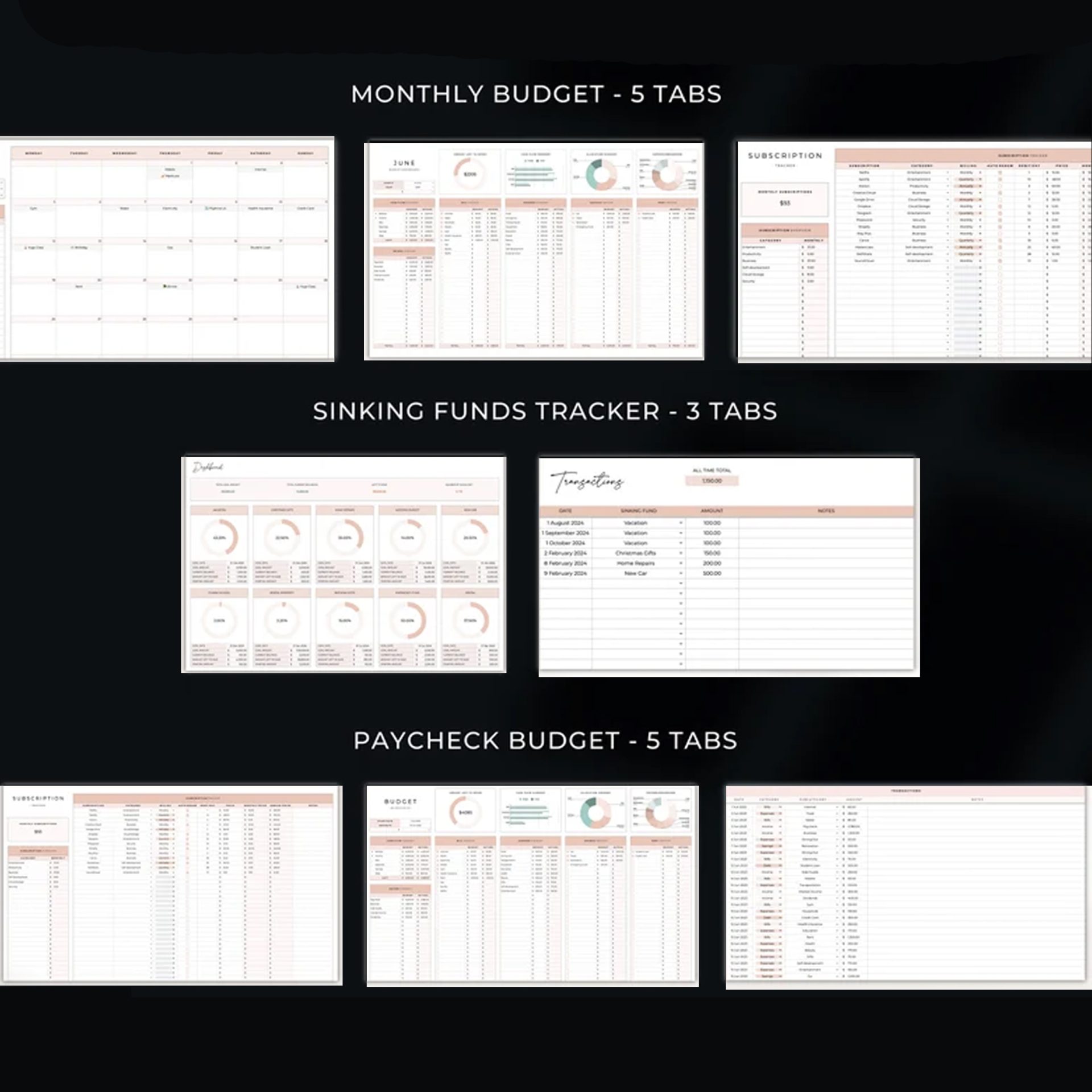 PLR Google Sheets Bundle: 45+ Resell able Templates (Digital Product) - Image 6