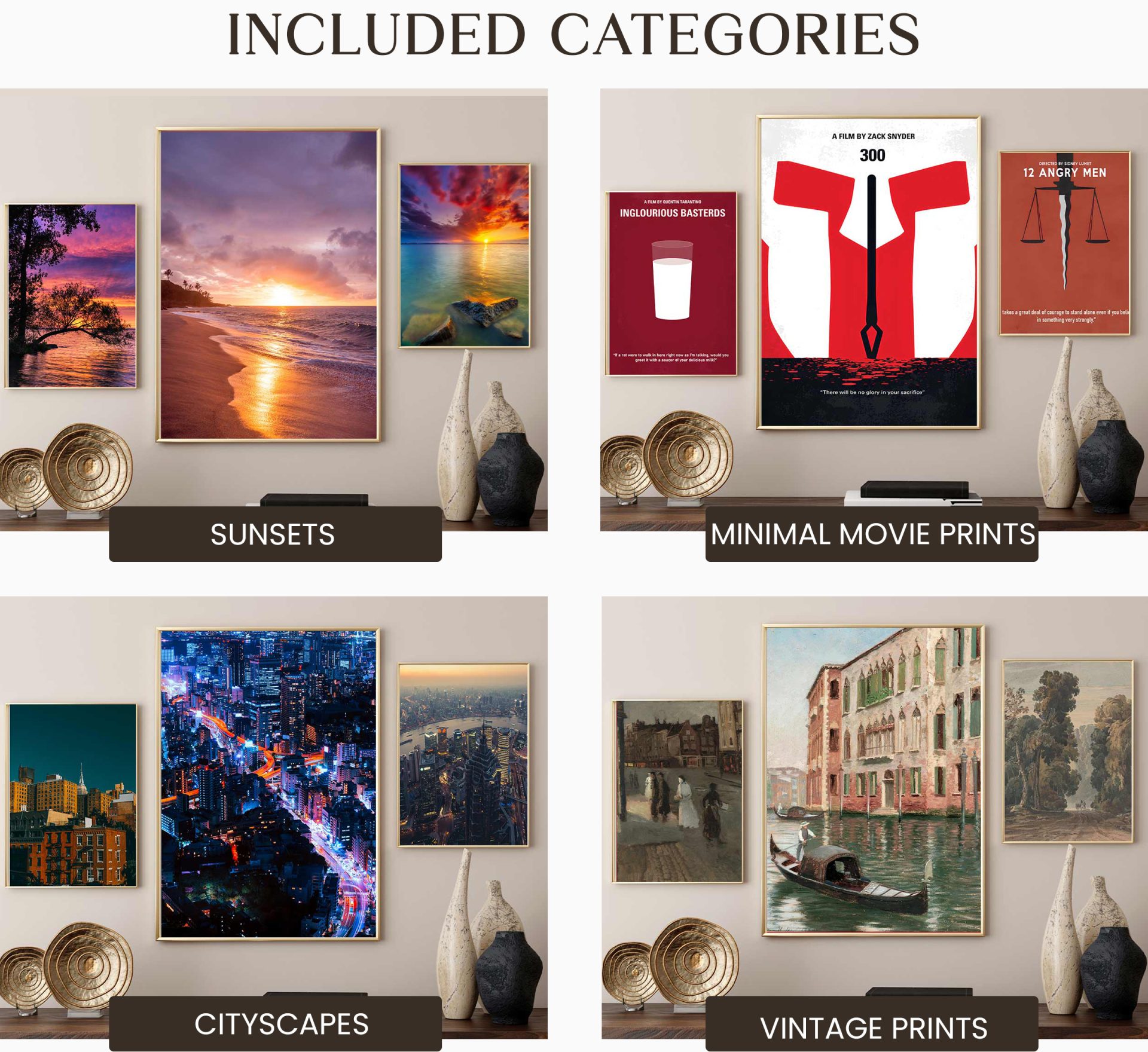 2,000+ Mega Wall Art Bundle, Unique Art Prints, 50+ Different Categories, Aesthetic Gallery Wall Set PDF - Image 6