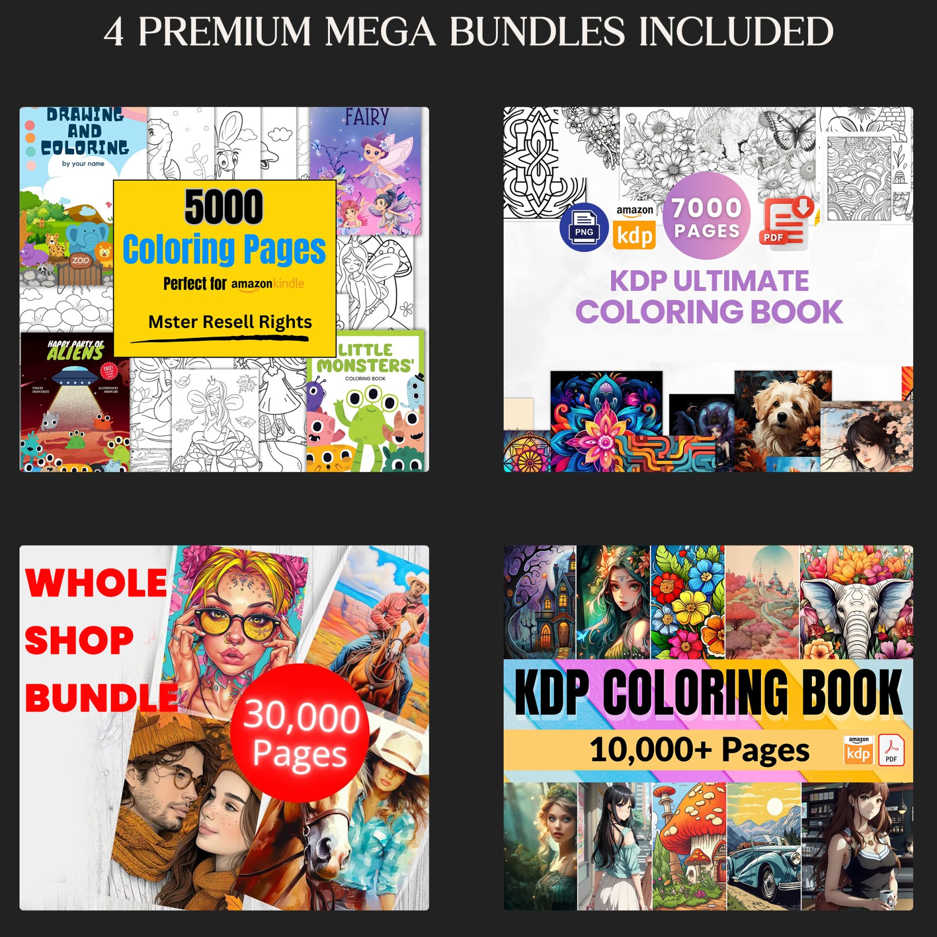Ultimate Adult Coloring Pages Whole Shop Pass (Digital Download) - Image 7