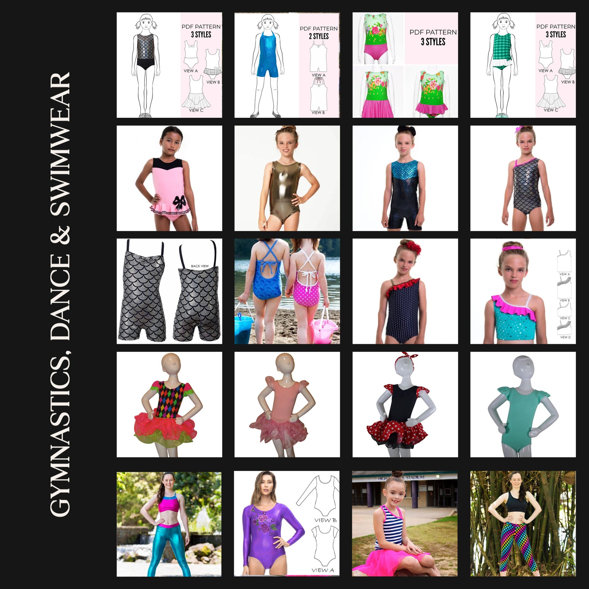 200+ Sewing Patterns Mega Bundle, Ultimate PDF Collection for Adult, Maternity, Kids & Pets, Easy Swimwear & Doll Pattern DIY - Image 9