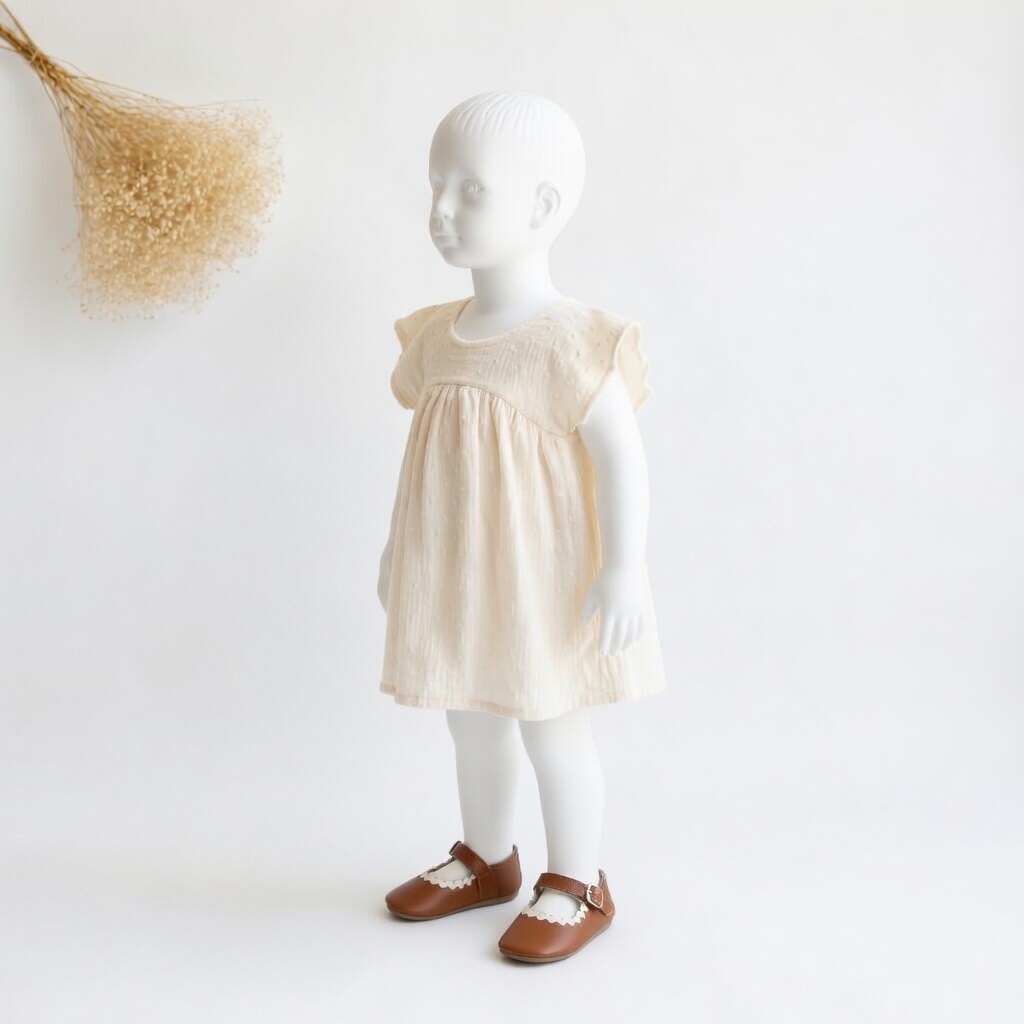 Flutter Sleeve Dress Sewing Pattern: Girl Sizes 0 mo - 6 yrs (Digital Download) - Image 6