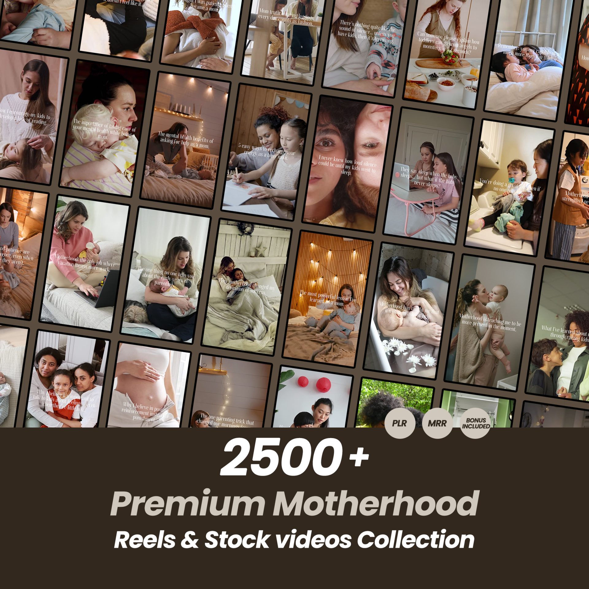 2500+ Premium Motherhood Reels & Stock Video Collection