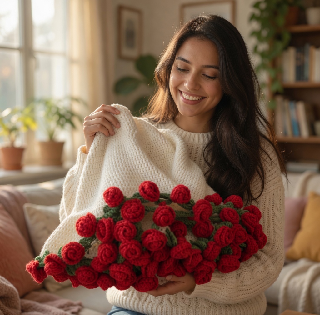 Crochet Flower Blanket Patterns Bundle, 6 in 1 Crochet Designs (PDF) - Image 8