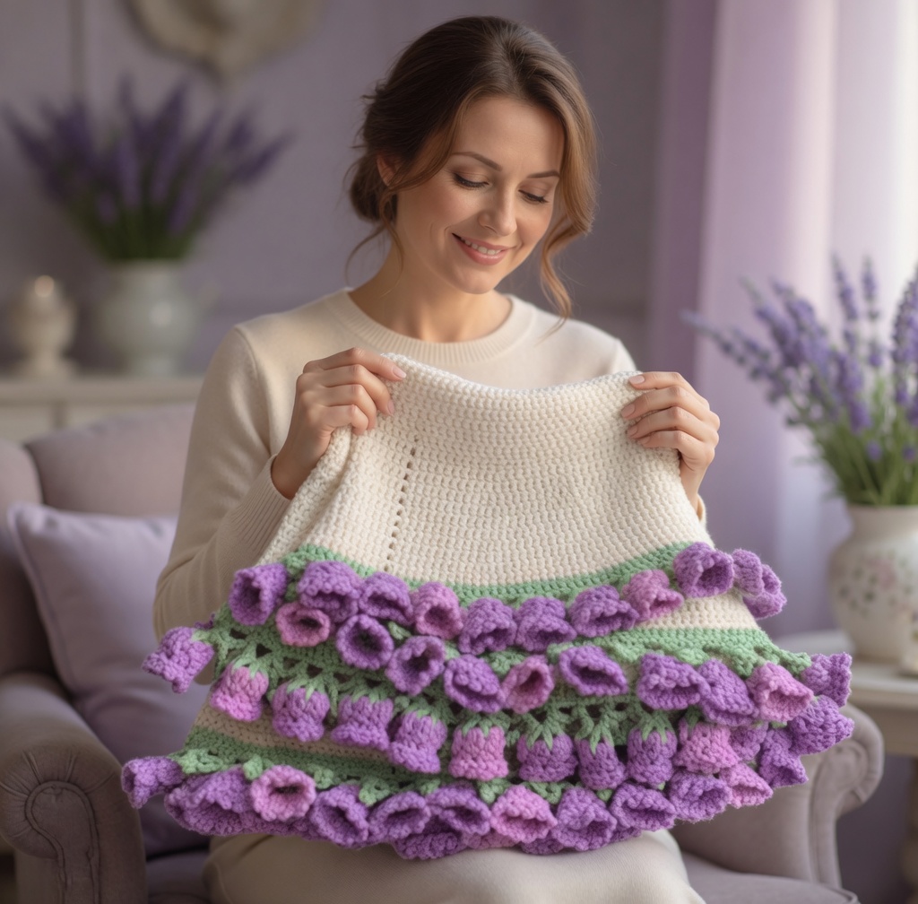 Crochet Flower Blanket Patterns Bundle, 6 in 1 Crochet Designs (PDF) - Image 11